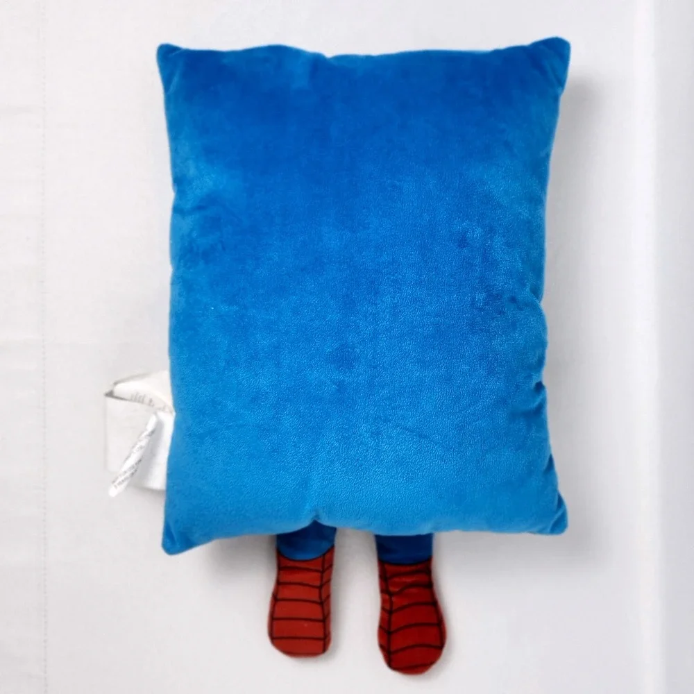 Marvel Ultimate Spider-Man‎ 3D Pillow Buddy Snuggle Plush Superhero Blue Red